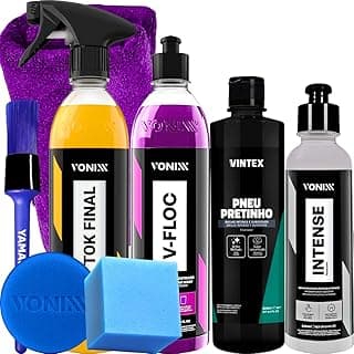 KIT SHAMPOO V-FLOC CERA TOK FINAL REVITALIZADOR INTENSE 240ML VONIXX PRETINHO VINTEX com 29.61% de desconto por R$ 87,98 na amazon