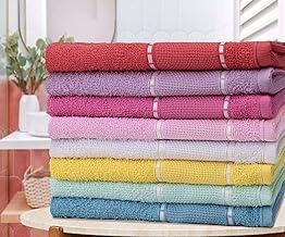 Kit Com 10 Toalhas de Lavabo para Bordar com Barra em Etamine - Cores Sortidas