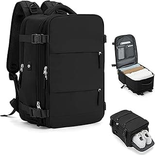 Mochila Viagem Avião Aeroporto Low Cost Ergonômica à Prova D'água Reforçada Bagagem de Mão