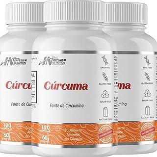 3X Cúrcuma (Açafrão da Terra) 360 Cápsulas Imperium Nutrition