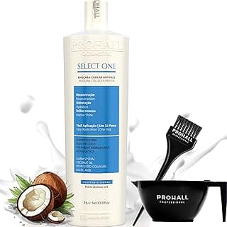 Progressiva Sem Formol Prohall Select One - Alisamento 100% Liso, Selagem Capilar Profissional, Brilho Espelhado, 1 Litro com 10% de desconto por R$ 188,95 na amazon