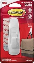 Command, 3M, Gancho Adesivo, Branco, Grande - 1 Unidade