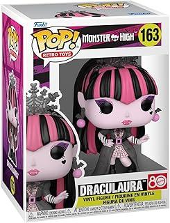 Funko Pop! Retro: Monster High - Draculaura - Figura de vinil colecionável - ideia de presente - mercadoria oficial - brinquedos para crianças e adultos - figura modelo para colecionadores e exibição