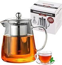 CHALEIRA DE VIDRO MANUAL COM INFUSOR REQUINTE 550ML