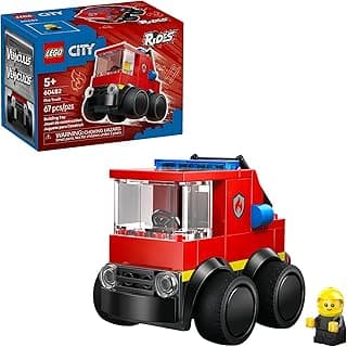 LEGO City Veículos: Caminhão dos Bombeiros; Conjunto de Construção 60482 com 23.02% de desconto por R$ 61,58 na amazon