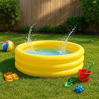 Piscina Inflável Infantil 140 Litros – Diversão no Verão para Crianças – PVC Resistente – Fácil de Montar – Em Cores Sortidas