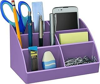 Acrimet Organizador de Mesa Easy Organizer, Ideal para Escritório, Casa ou Estudo, Cor Lilás Sólido, 960.3