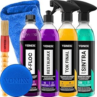 Kit Lavagem Para Hobbysta e Profissional Lava Autos Em Geral pré e pós Lavagem Vonixx (ESCOLHA SUA OPÇAO) (KIT V-FLOC RESTAURAX TOK FINAL SINTRA)