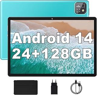 MARVUE Pad Tablet, Android 14, tablet 10,1 polegadas, Com Caixa, 24GB, tablet 128GB, Wi-Fi, Expansível até 1TB, Processador Octa-Core,GMS, Câmera Traseira de 12MP,Câmera Frontal de 5MP,azul