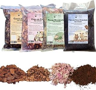 Kit Enriquecimento Ambiental Para Roedores (3 Litros de cada)