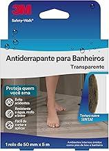 3M, Fita Antiderrapante Para Banheiros, Safety-Walk, Transparente, 50mm x 5m, 1 Unidade