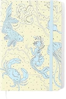 Cicero Caderneta Origens Pontado 14x21 Áqua Off White