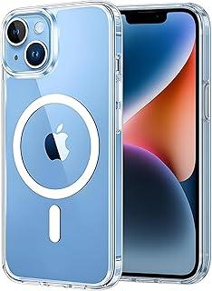 Capa Mag-Safe para [iPhone 14] Capinha Magnetica Premium com [Proteção de Camera] Clear Case [Anti-Amarelamento] Transparente, Compatível com MagSafe, Resistente a Riscos e Anti Impacto