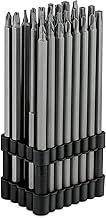 NEIKO Conjunto de brocas extra longo, pontas de chave de fenda de 32 peças para furadeira, 15,24 cm, Torx, PoziDriv, chave inglesa, tri-wing, broca de segurança