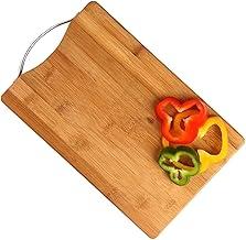 Mimo Style, Tábua de Madeira Gourmet com Alça Ecokitchen, Bambu, 34,5cm - Marrom