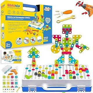 Brastoy STEM Blocos Montar Construção Ferramentas Criativas Brinquedos Infantil 237 Peças