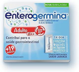 Enterogermina Adulto - Probiótico, 9 sachês - Sabor laranja