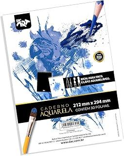 DAC - Caderno Aquarela com 30 folhas Sem pauta (300g)