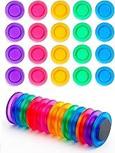 Kit 20 Imãs Coloridos Prendedores Magnéticos Redondo Para Mural Geladeira Fotos Para Pendurar Avisos