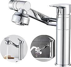 Torneira Lavabo Banheiro Monocomando Luxo 360 Rotativa Diversas Cores - Brinovar (PRATA)