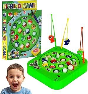 Brinquedo Pega Peixe Infantil com Som – Jogo de Pescaria Maluca a Pilha com 15 Peixinhos Coloridos e 3 Varas de Pesca Diversão Para Toda Família Brinquedo Educativo