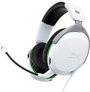 Headset Gamer HyperX CloudX Stinger 2 – para Xbox, Conforto Exclusivo, Suporte de Cabeça Ajustável, Leve, com Espuma Inteligente, Cancelamento Passivo de Ruído, Branco (75X28AA)