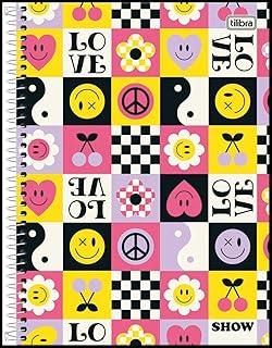 Caderno 01X1 Capa Dura Show 80Fls Feminino Pct Com 04 110121