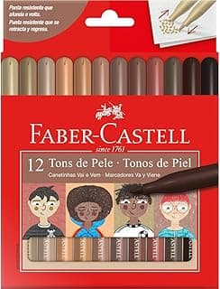 Faber-Castell CANETINHA VAI E VEM TONS DE PELE, Modelo: 15.0112VVCCZF