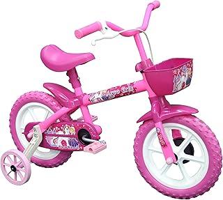 TK3 Track Bicicleta Infantil Aro 12 Arco-Íris Rosa