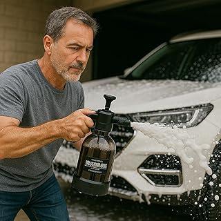 Pulverizador de Espuma Manual 2 L Snow Foam – Espuma Densa e Contínua para Lavagem Automotiva e Casa, 2 em 1 Spray + Espuma, Bico Ajustável e Pegada Ergonômica