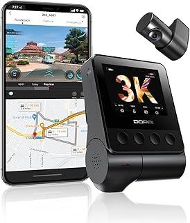 DDPAI Z40 Câmera Veicular Frontal e Traseira 3K+1080P Com WiFi Aplicativo, SR e GPS, Supercapacitor, Gravação em Loop, Modo de Estacionamento 24H, Tela IPS 2” Com Sony IMX335 STARVIS(Sem Cartão SD)