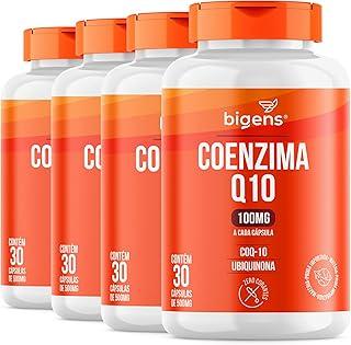Coenzima Q10 100mg Coq-10 Ubiquinona, Biogens, Kit 4x 30 cápsulas