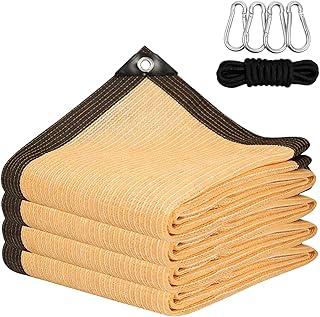 Tela De Sombreamento Com 90% De ProteçãO Uv, 4x6m, Com Bordas ReforçAdas E IlhóS, Ideal Para Garagens, Jardins, PáTios E áReas De Lazer.(Amarelo,4m*6m) LP-168-1