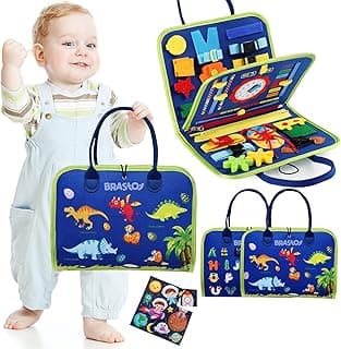 Brastoy Placa de Montessori Sensorial para Crianças Maleta Educativa Brinquedos (Azul) com 13.46% de desconto por R$ 67,50 na amazon