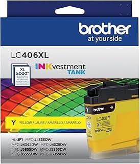 Brother Cartucho de tinta amarela de alto rendimento LC406XLY