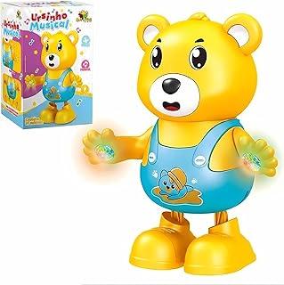 Ursinho Dançante Infantil com Luzes – Brinquedo Boneco Interativo que Dança e Brilha