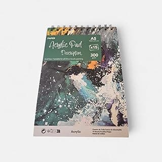 Caderno A5 Sketchbook Desenho 15 Folhas Grossas Profissional Artístico 300 Gramatura Esboço Desenhar Sem Pauta com 10% de desconto por R$ 22,49 na amazon