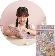 4 Cenários Interativos com Adesivos 3D DIY, Coleção de Cenas com Stickers para Decoração, Para Adultos e Crianças (Rosa) (4)