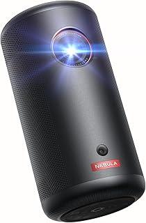 Soundcore NEBULA Capsule 3 Mini Projetor Portátil da Anker, Suporte 4K Netflix Oficial, Bateria de 2,5h, Wi‑Fi e Bluetooth 5.1, Suporte Ajustável 180°, Nativa 1080P, 200 ANSI Lumens