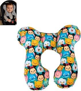 Almofada de Pescoço para Bebê Formato em U, Algodão e Poliéster, Suporte de Cabeça para Cadeirinha e Bebê Conforto, 0-12 Meses, Estampas Aleatórias Infantis Menino