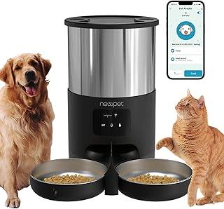 5L Alimentador Automatico Pet, Tuya WiFi Alimentador Automatico Gatos, Fácil de Programar Pequenos Animais de Estimação em Ambientes Internos
