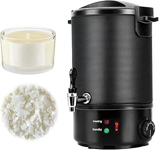 6L Panela para Derreter Cera, 220V Materiais para Fazer Velas DIY, Kit para Derreter Cera para Fazer Velas, Derretedor de Cera de Vela Profissional com 10% de desconto por R$ 647,09 na amazon