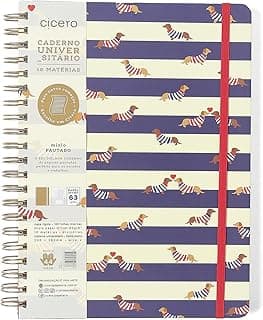 CADERNO ESPIRAL PRAIA PAUTADO 20X28 CACHORROS 10 MATERIAS 160 FLS
