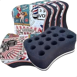 Esponja Nudred Simples Para Cabelo Afro, Personalizada, Infinity, Profissional,Enrola Cabelo, Modeladora de Cabelo, Penteados Nudread, Torção de Cabelo, Estilo Trançado, Cabelo Ondulado