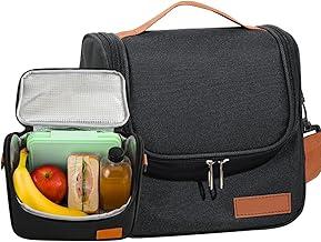 BOLSA TERMICA, MARMITA, PEQUENA, LANCHEIRA, ALÇA OMBRO, TRABALHO, PASSEIO ACADEMIA, PRETA, ESCOLA (Preta)