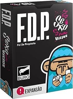 Buró, FDP Temático: Sexo e Outros Vícios, Expansão com cartas ainda mais engraçadas com 19.17% de desconto por R$ 39,60 na amazon