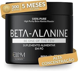 Beta Alanina Pura 300g ELLYM NUTRITION Performance Para Treino e Recuperação Muscular Pós Treino