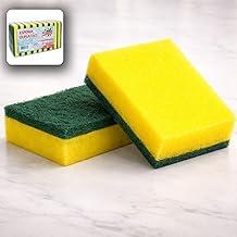 Kit 10 Esponjas Multiúso para Limpeza – Alta Eficiência na Cozinha e Casa – Remove Gordura e Sujeira Difícil – Duráveis, Versáteis e Ideais para Louças e Superfícies