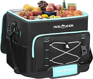 INSMEER Coolers e Bolsas Térmicas para Acampamento, 55 Litros/ 90 Can Bolsa Térmica Grande À Prova De Vazamentos para Praia