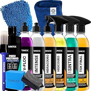 Kit Lavagem Automotiva Completa V-floc Intense Hidracouro Higicouro Sintra Tok Final Vonixx Acessórios Yamase